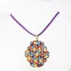Symphony - Xochitl Oval-Purple Suedine - 1